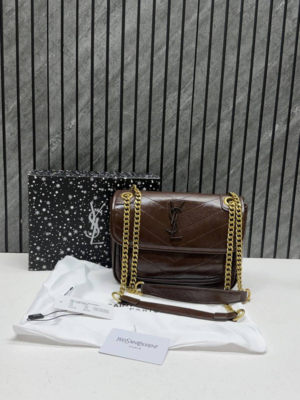 Ysl niki 1825 Small ShoulderBag With Original Box & DustCover