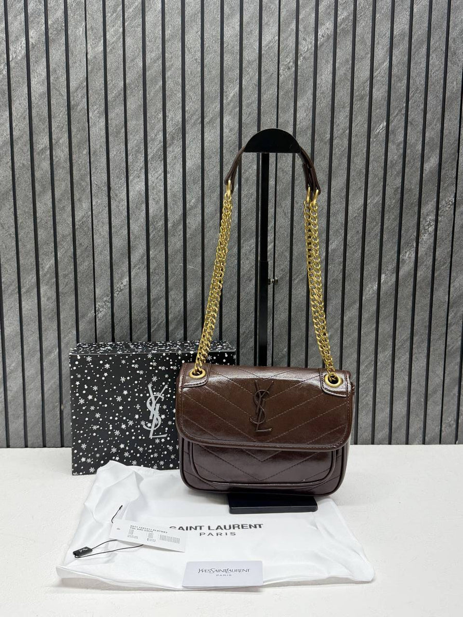 Ysl niki 1825 Small ShoulderBag With Original Box & DustCover