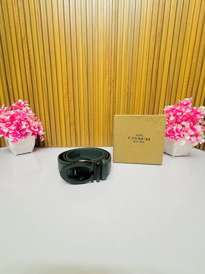 20 Coach PREMIUM QUALITY AUTOMATIC LOCK BELT NO.55