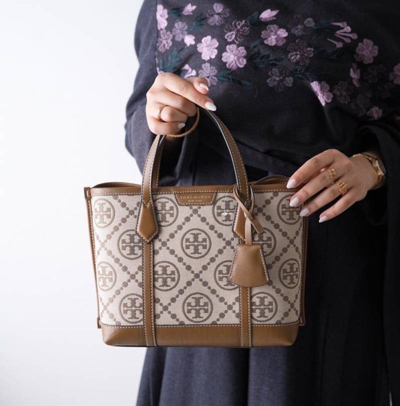 Tori Burch_Mini_Jacquard_Tote_With_OriginalDustCover