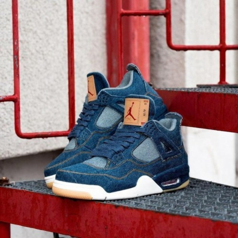 Nike air jordan 4 denim blue semi ua 201
