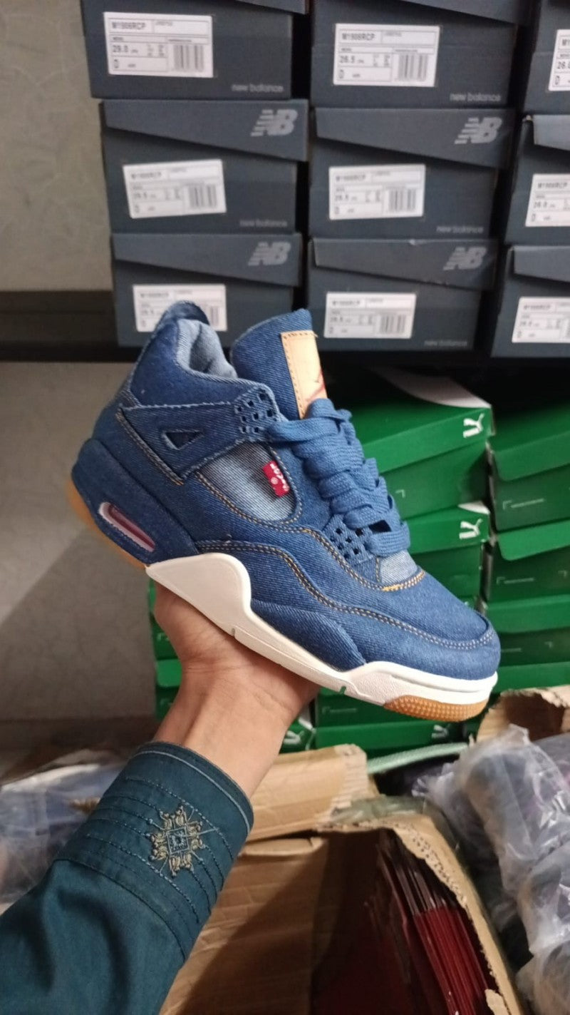 Nike air jordan 4 denim blue semi ua 201