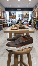 TIMBERLAND SLIP-ON BROWN WHITE CASUAL SNEAKER 2025