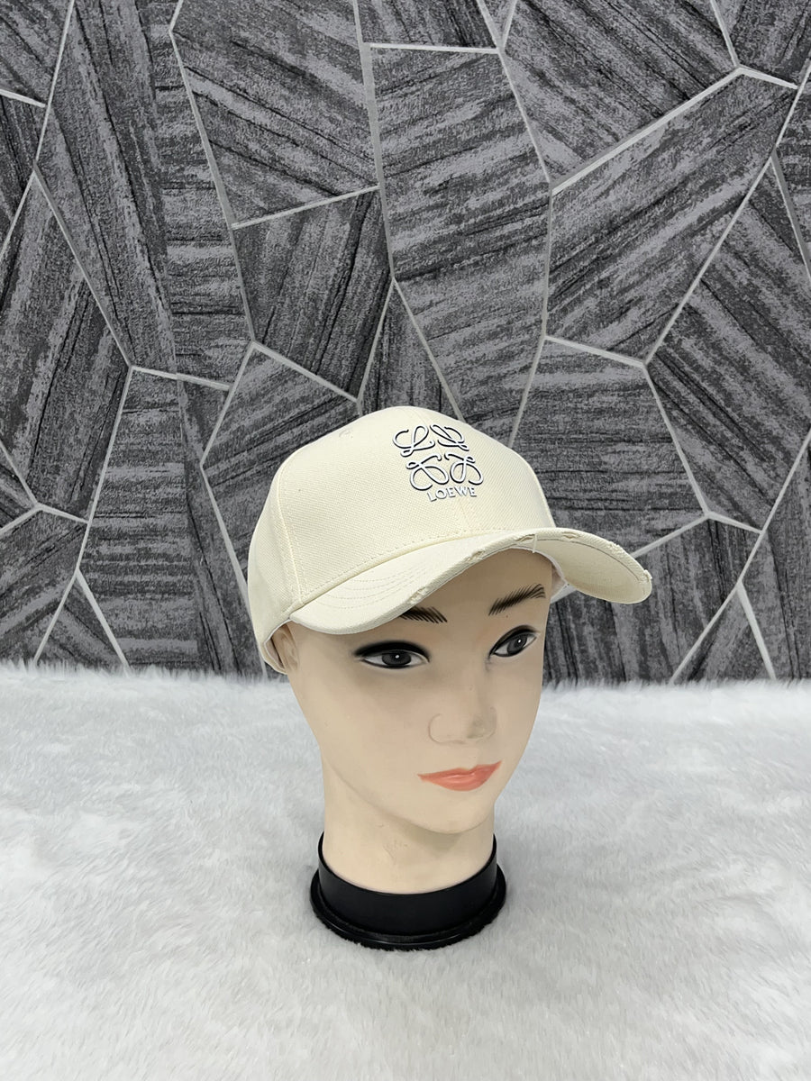 Loewe Beige Front Logo Premium Unisex Cap (With Safety Box)