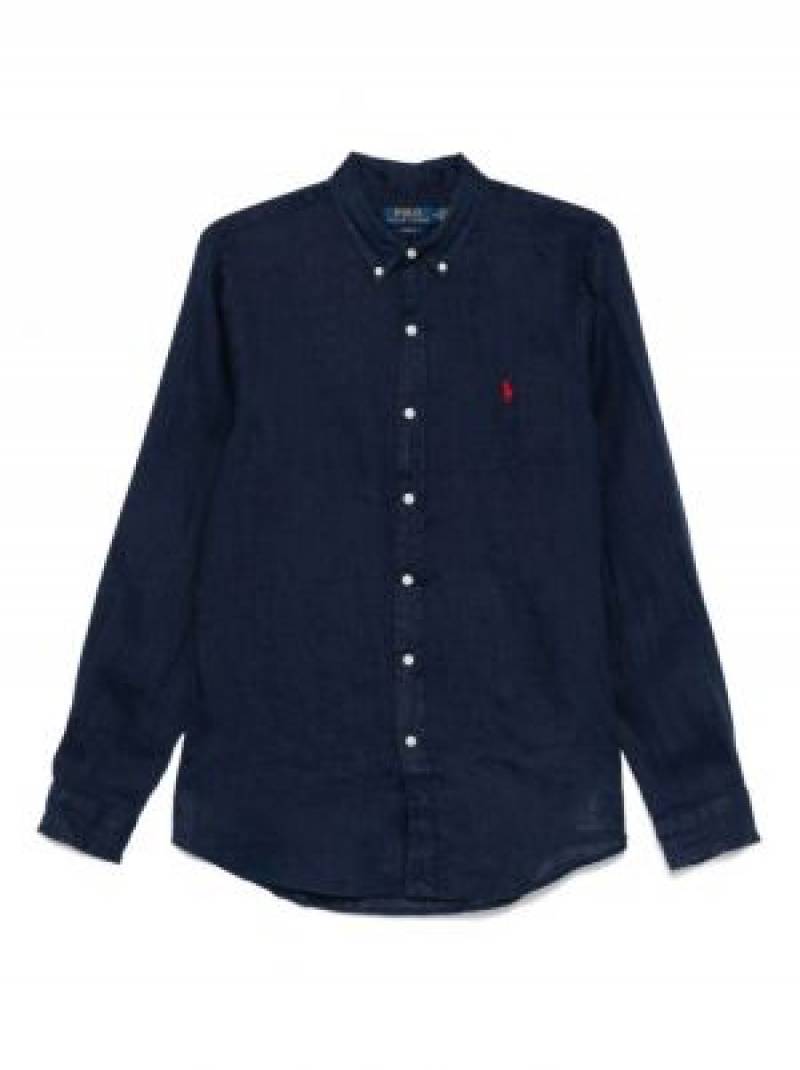 Ralph LAAUREN COUDROY SHIRTS CHOCLATE NAVY BLUE