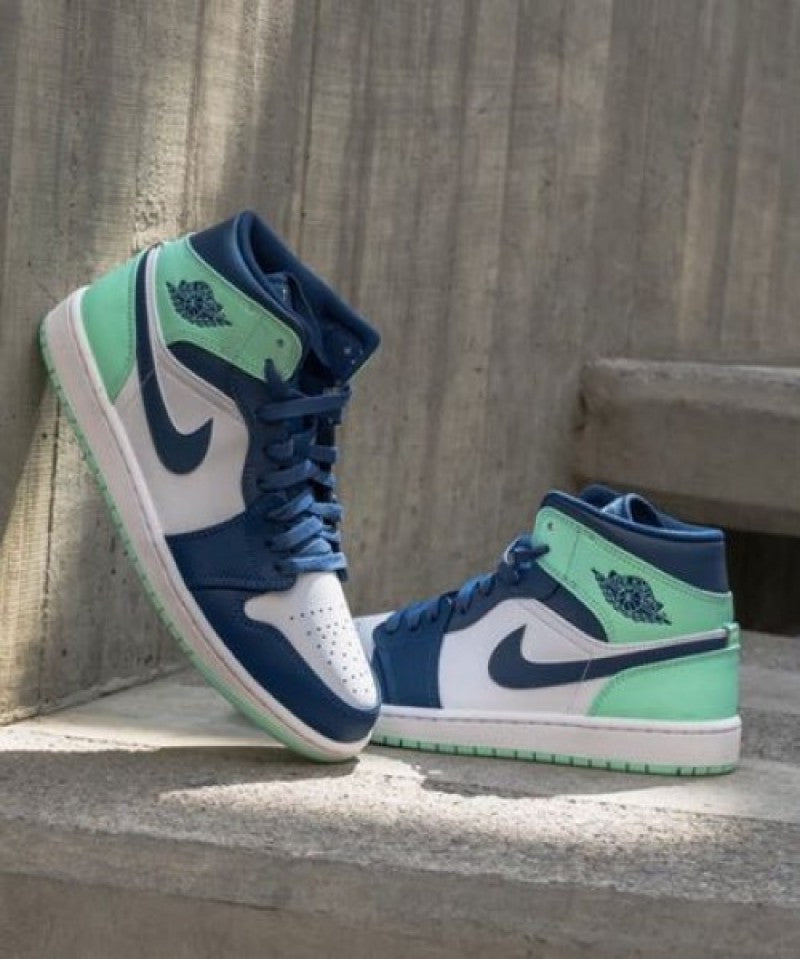 Nike Air Jordan 1 Mid Mystic Mint Navy FIX