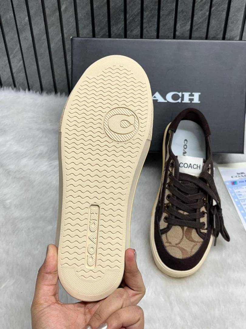Coach_Fix_Price_CitySole_Sneaker_Beige_Canvas_For_Women_With_OriginalBox