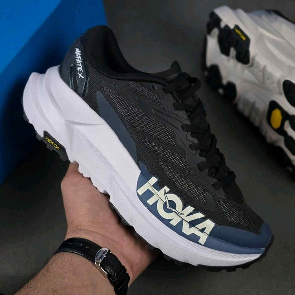 Hoka Mafate X Trail Runners Black Skyward Blue