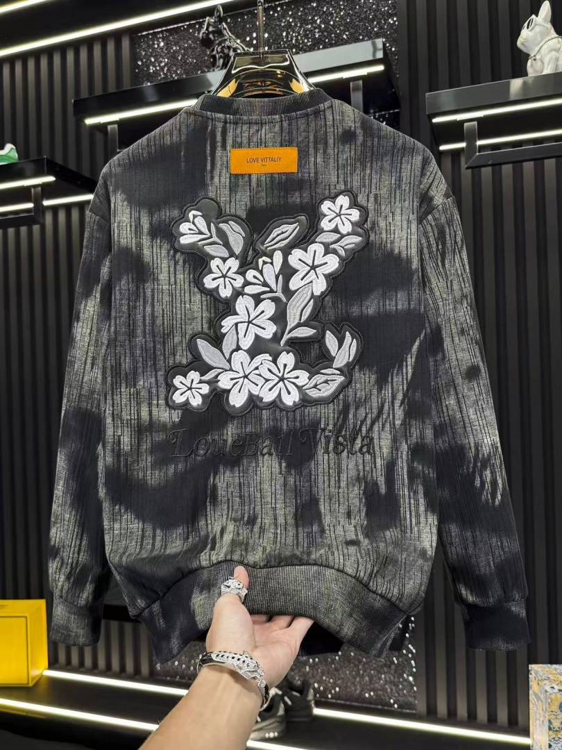 Louis Vuitton IMPORTED SWEATSHIRT STORE ARTICLE WHITE AND GREY
