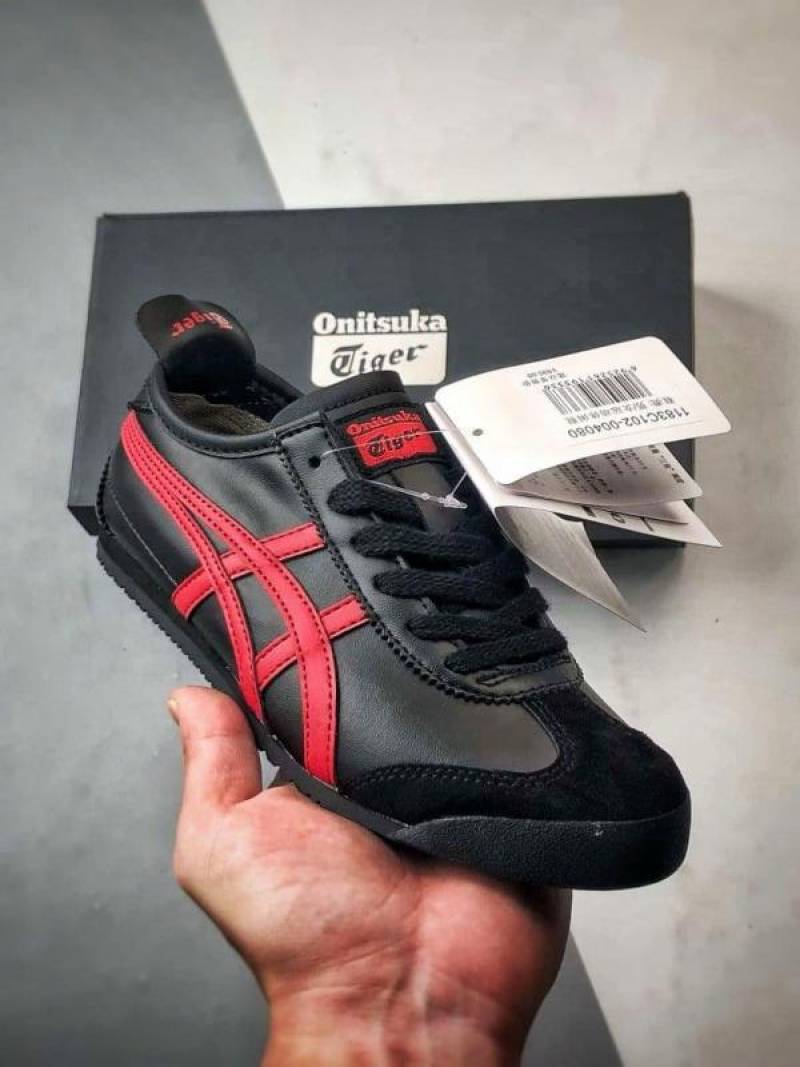 Onitsuka tiger mexico 66 black classic red