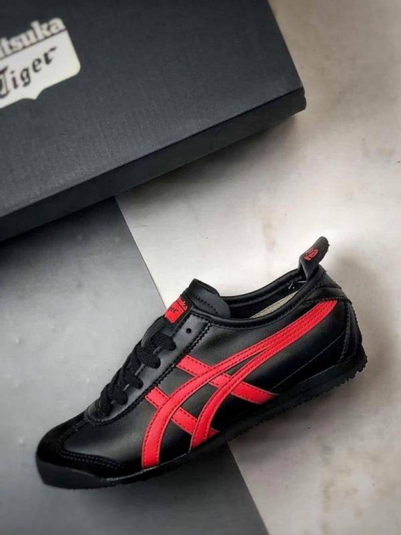 Onitsuka tiger mexico 66 black classic red