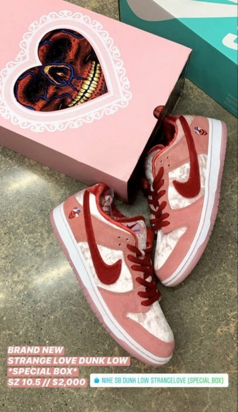Nike Sb Dunk Low Pro Qs Strangelove For Men S