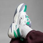 Nike m2k tekno platinum tint sail lucid green
