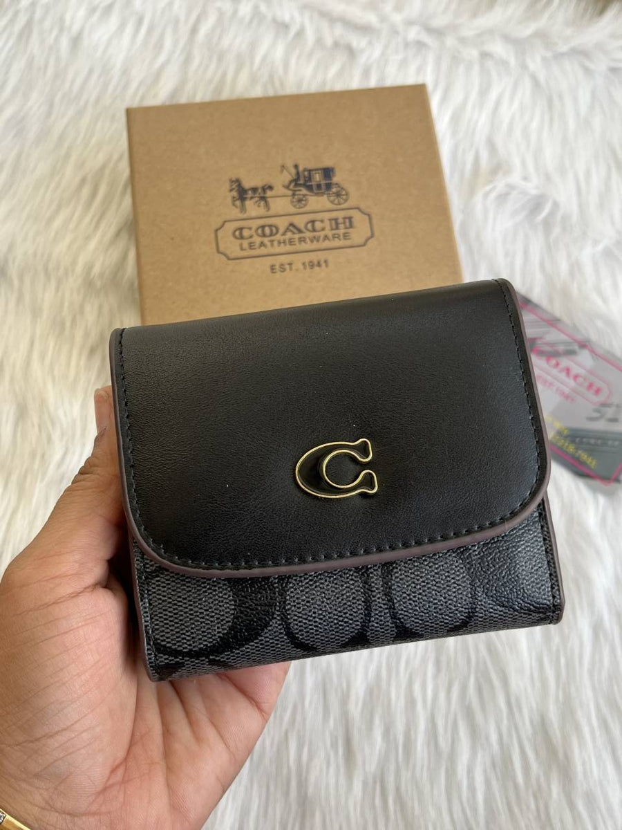 Coach_115_Trifold_Wallet_With_OriginalBox_DustCover_Card