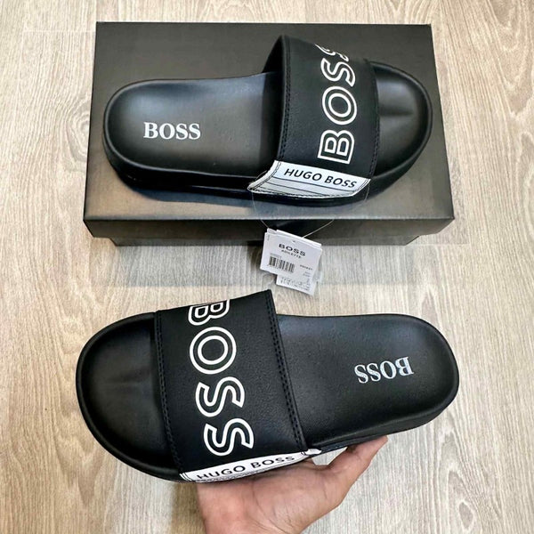 Hugo Bos Soft Cusion Premium Black Flip Flop