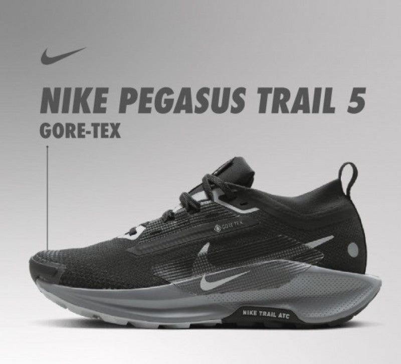 Nike Pegasus Trail 5 Black Wolf Grey