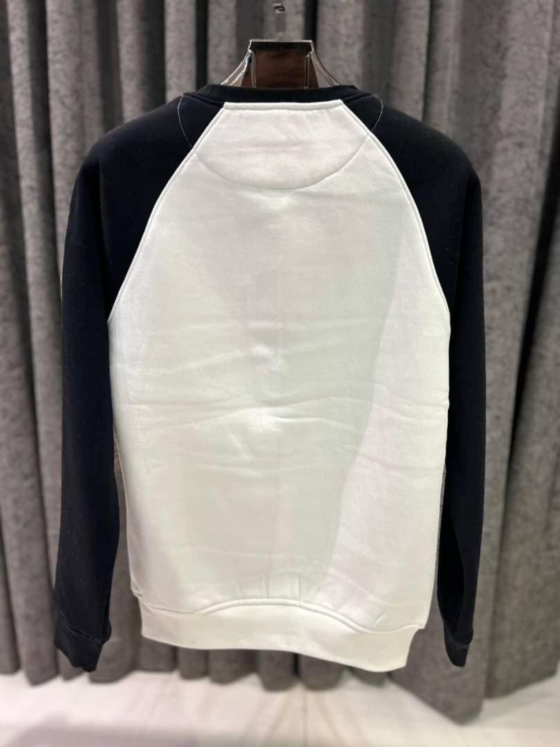 Ami IMPORTED STORE ARTICLE SWEATSHIRT WHITE BLACK