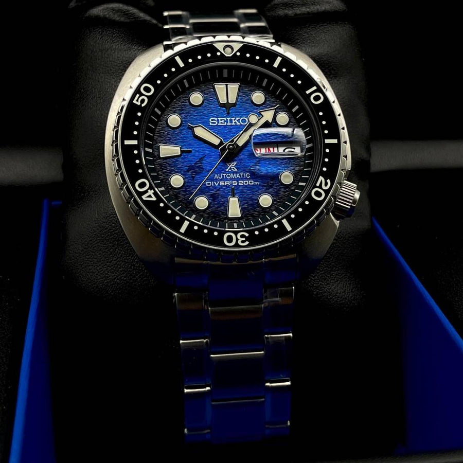 Seiko Padi Srp789 Turtle Pepsi Semi-ETA