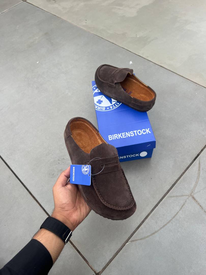 Birkenstock Naples Wrapped Suede Wine