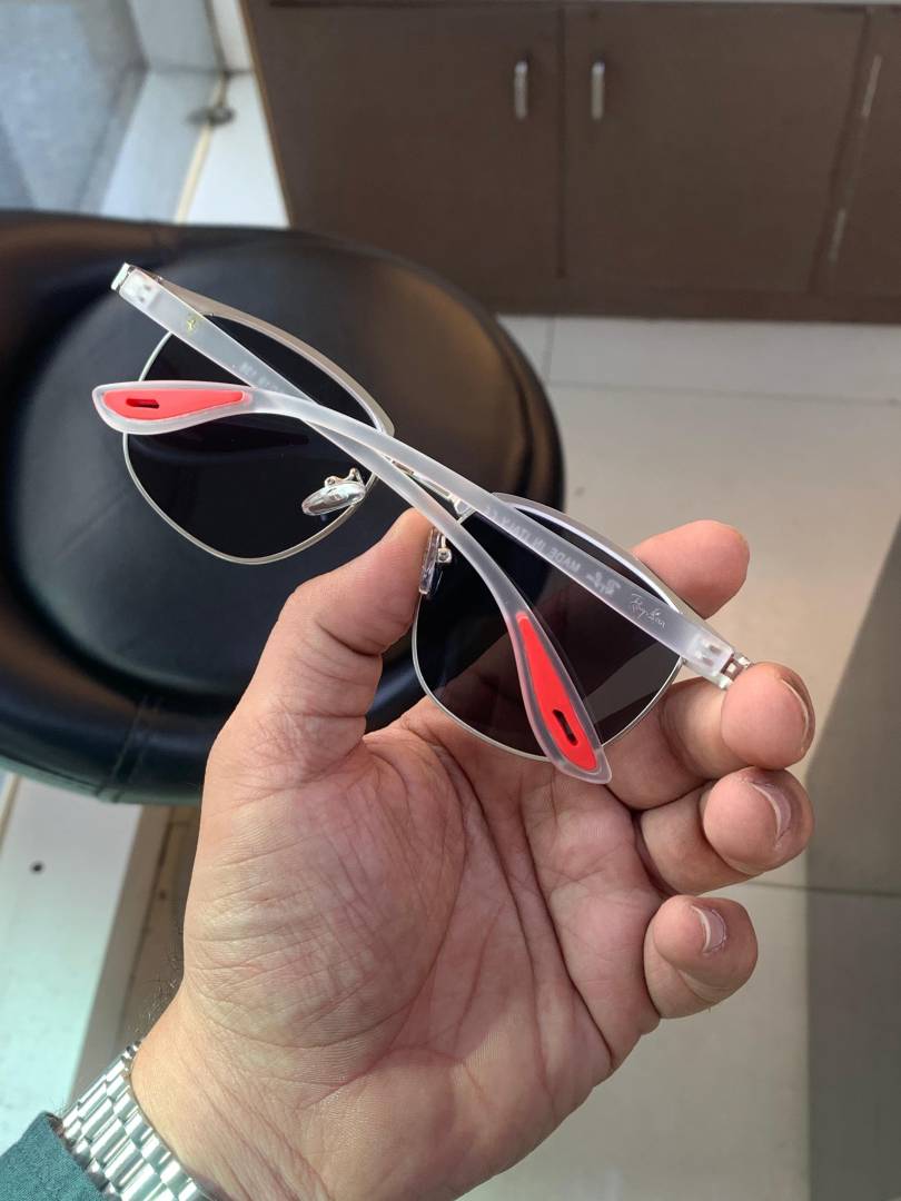 Rey ban 03 silver black white