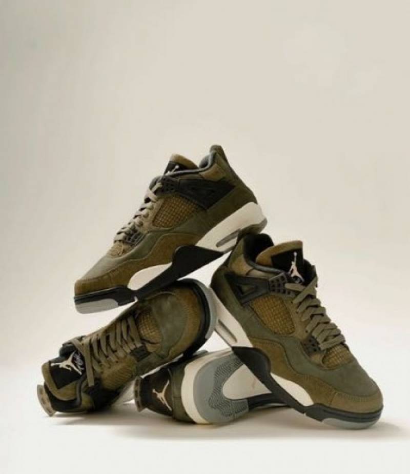 Nike ee air jordan 4 craft olive semi ua
