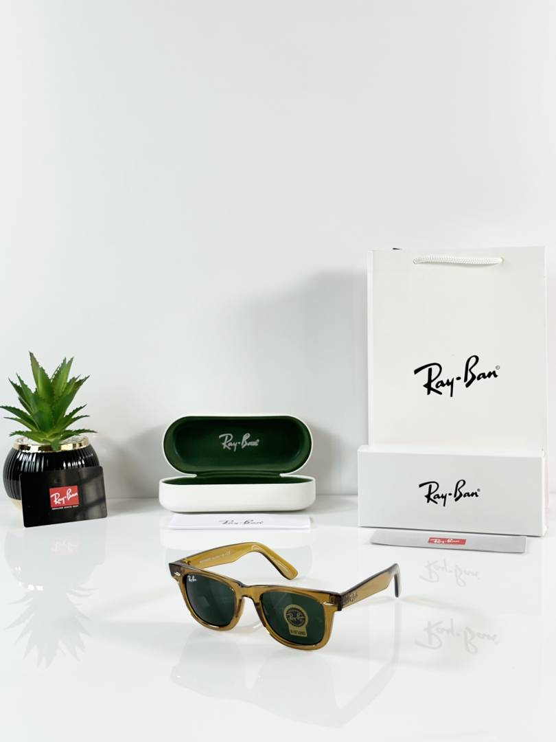Ray-Ban 2140 Mustard Yellow Green GLASS
