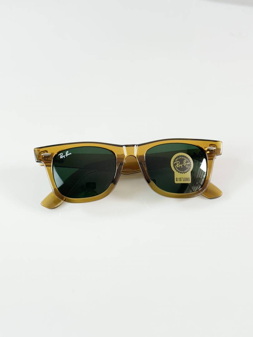 Ray-Ban 2140 Mustard Yellow Green GLASS