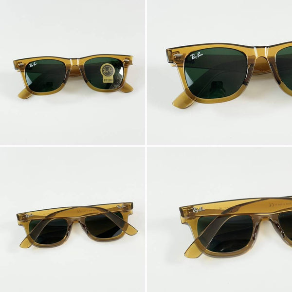 Ray-Ban 2140 Mustard Yellow Green GLASS