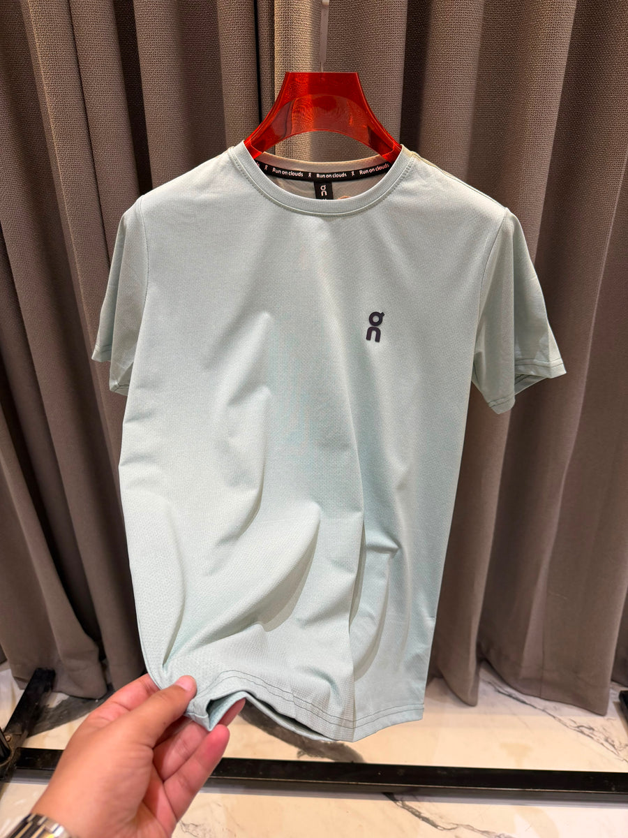 On Cloud Round Neck T-shirt Sky Green