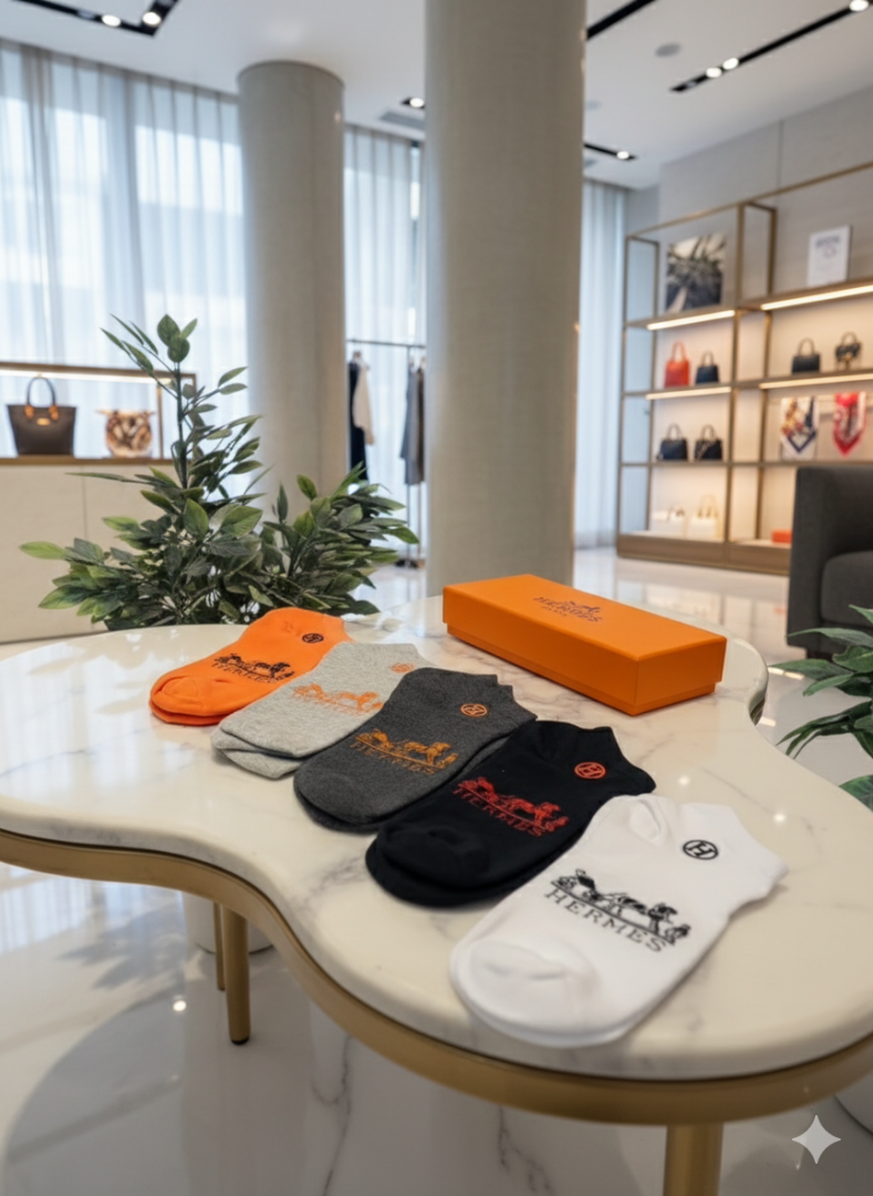 HERMEZS IMPORTED SOCKS 5 PLEASE SET