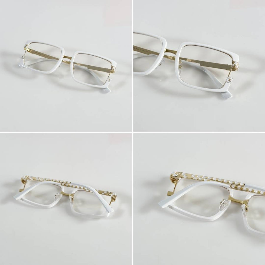 Louis Vuitton_7295_Gold_White_Frame