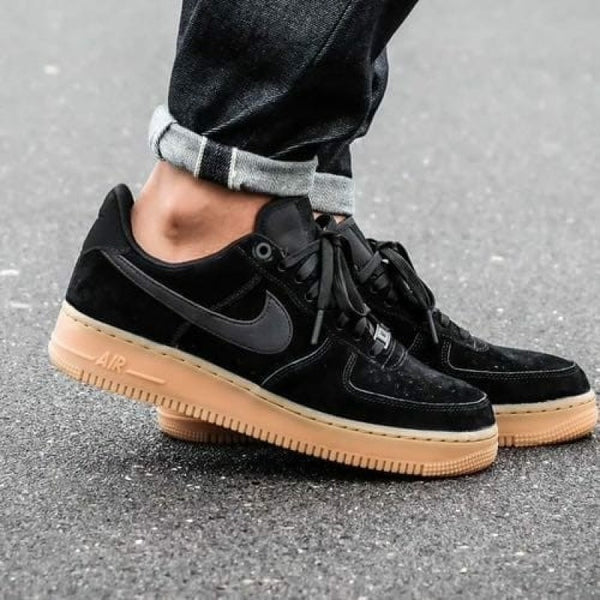 Nike airforce 07 black suede Fix