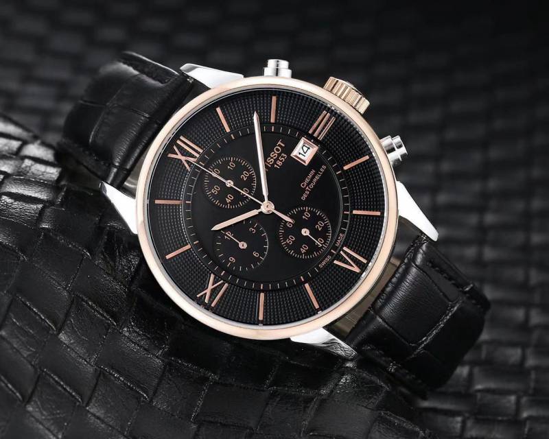Tissot 1853 Chemin Black-Copper-Black