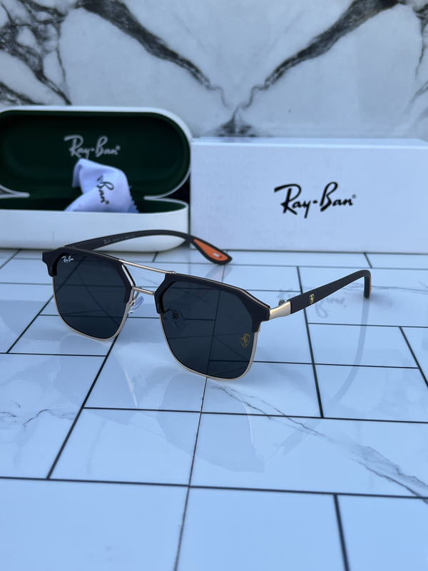 Rey ban 04 gold black brown orange