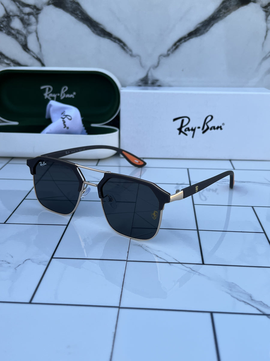 Rey ban 04 gold black brown orange