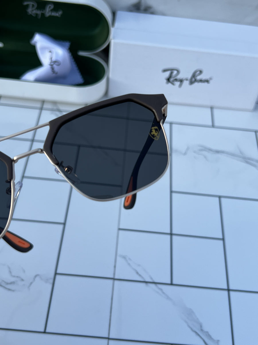 Rey ban 04 gold black brown orange