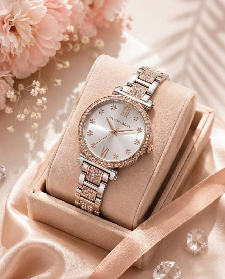 Michael Kors Sofie 2Ton-Copper-White