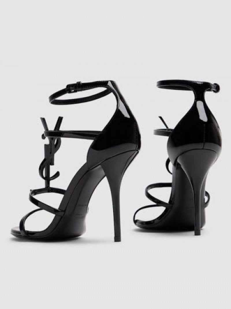 Saint Laurent ysl cassandre heels all black