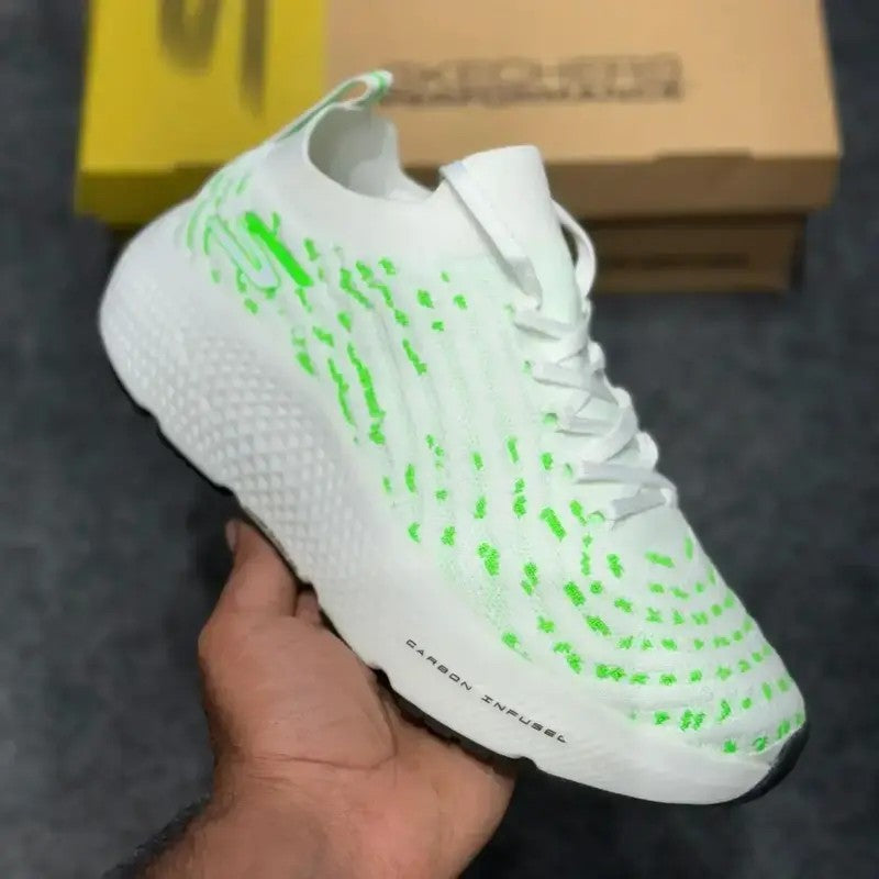 sketcherss hyper burst ice shoe for women white green