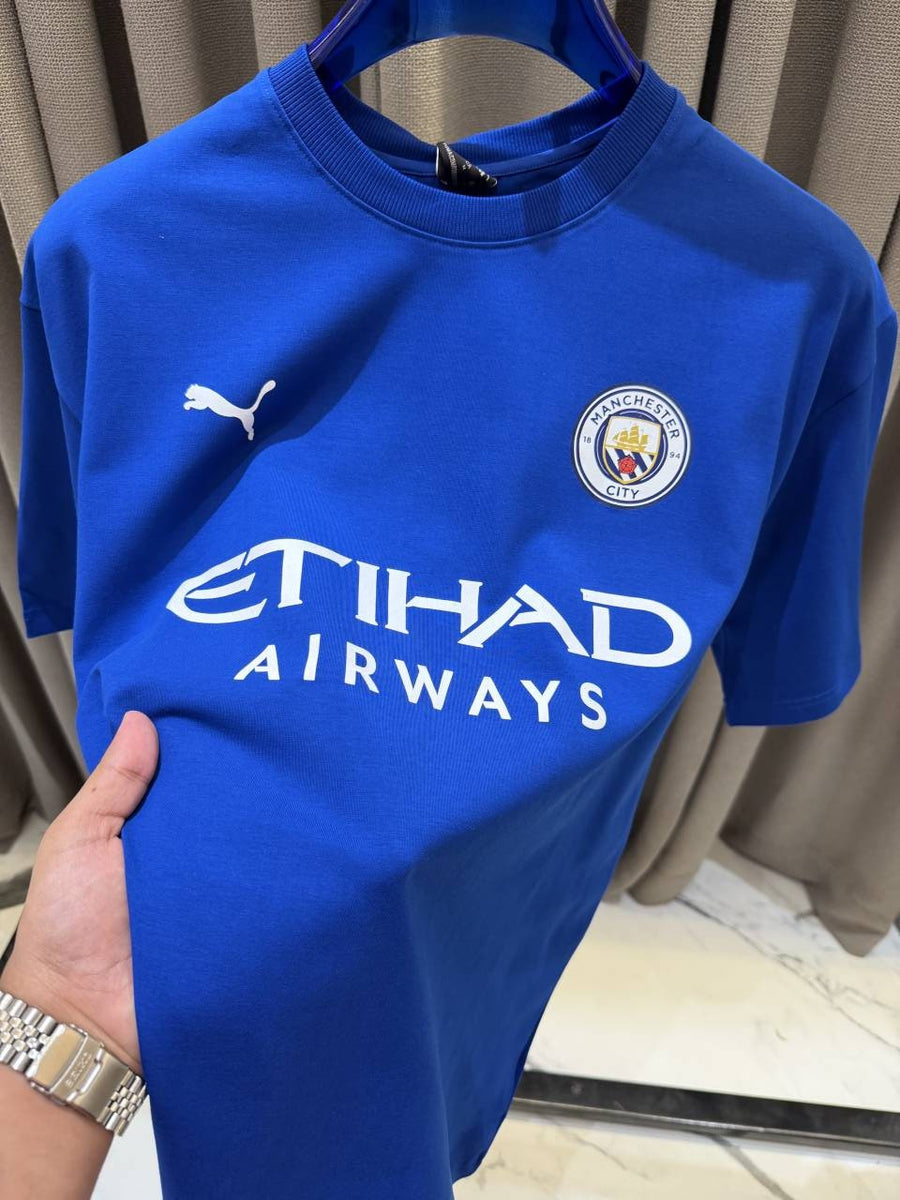 Pum Man city Premium Blue Tshirt