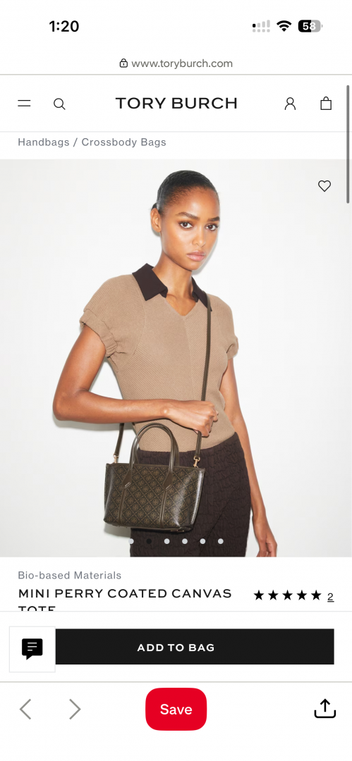 Toryy Burch Perry SmallTote Highend With OriginalMagnetBox DustCover