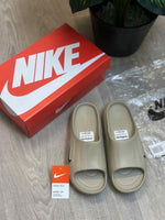 Nike React X Rejuven8 Beige Black Slides