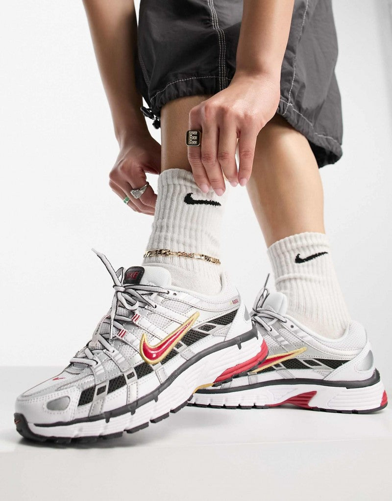 Nike P 6000 Metallic Varsity Red