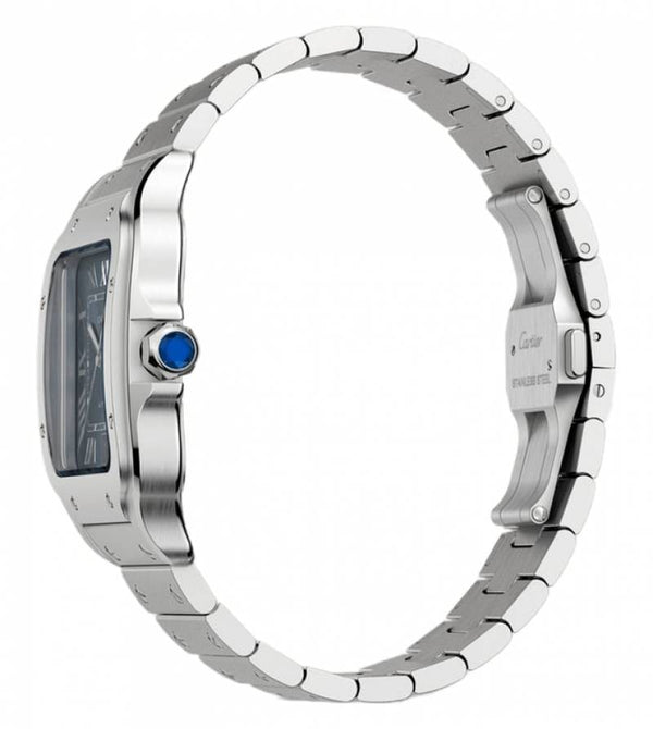 Cartier Santos Automatic silver blue
