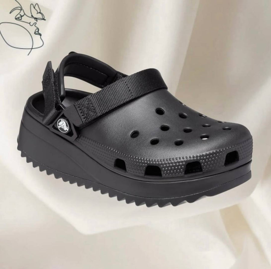 Crocs Classic Hiker Clogs All black