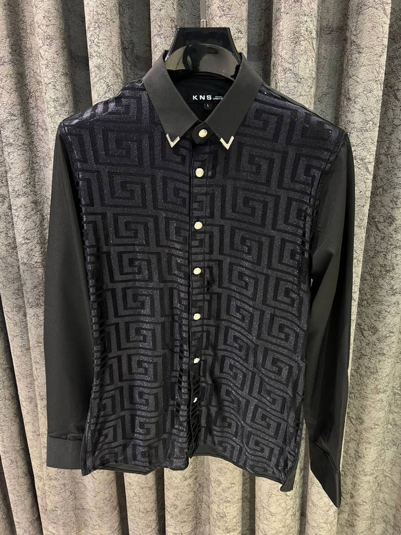 Versace IMPORTED STORE ARTICLE DIAMOND SHIRT