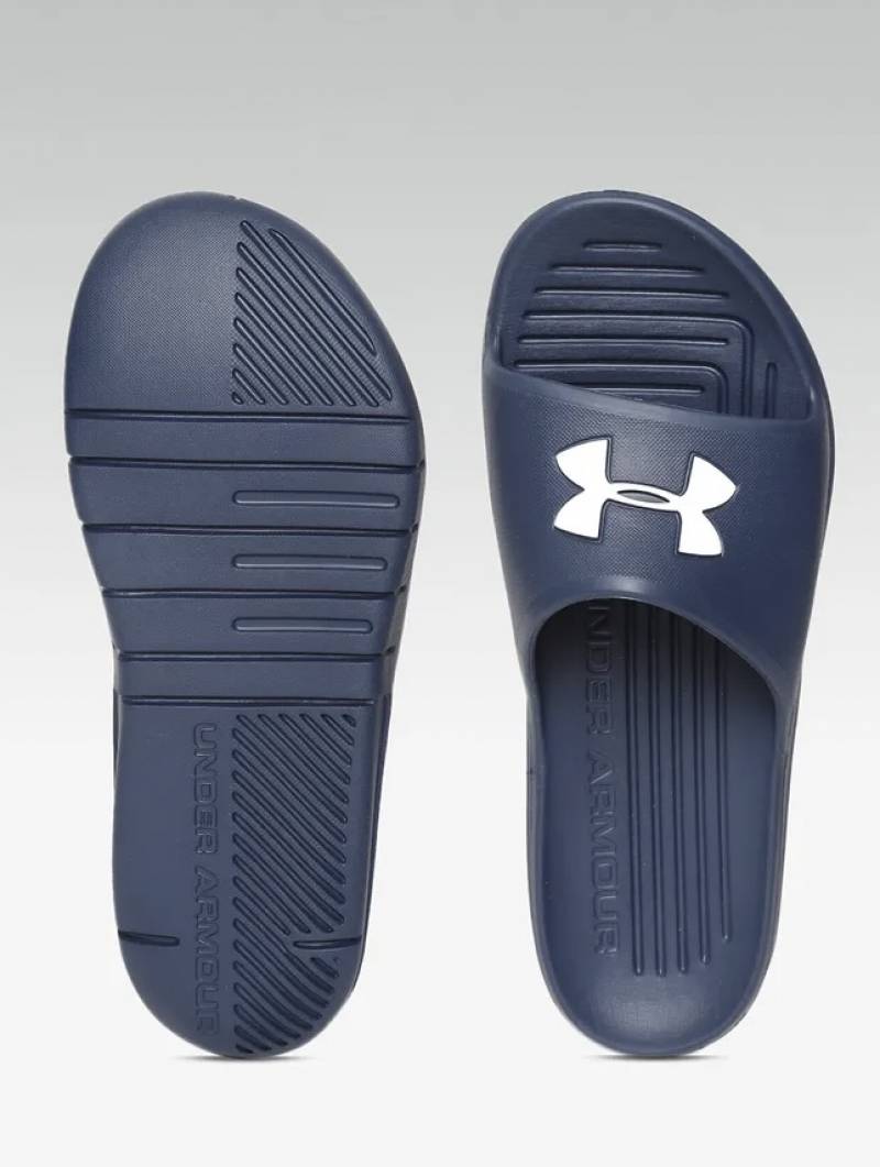 Under Armor Core PTH Navy Blue Slides