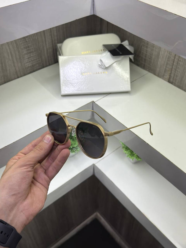 Marc Jacobs Black Gold Sunglass