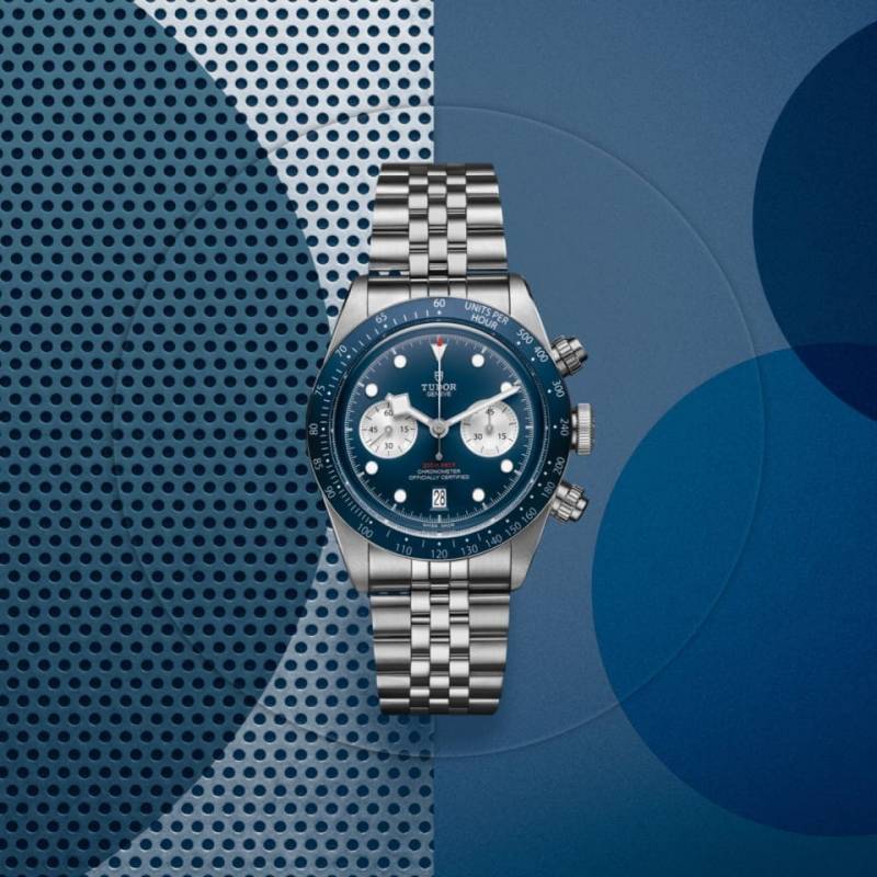 Tudor Black Bay Chrono silver blue
