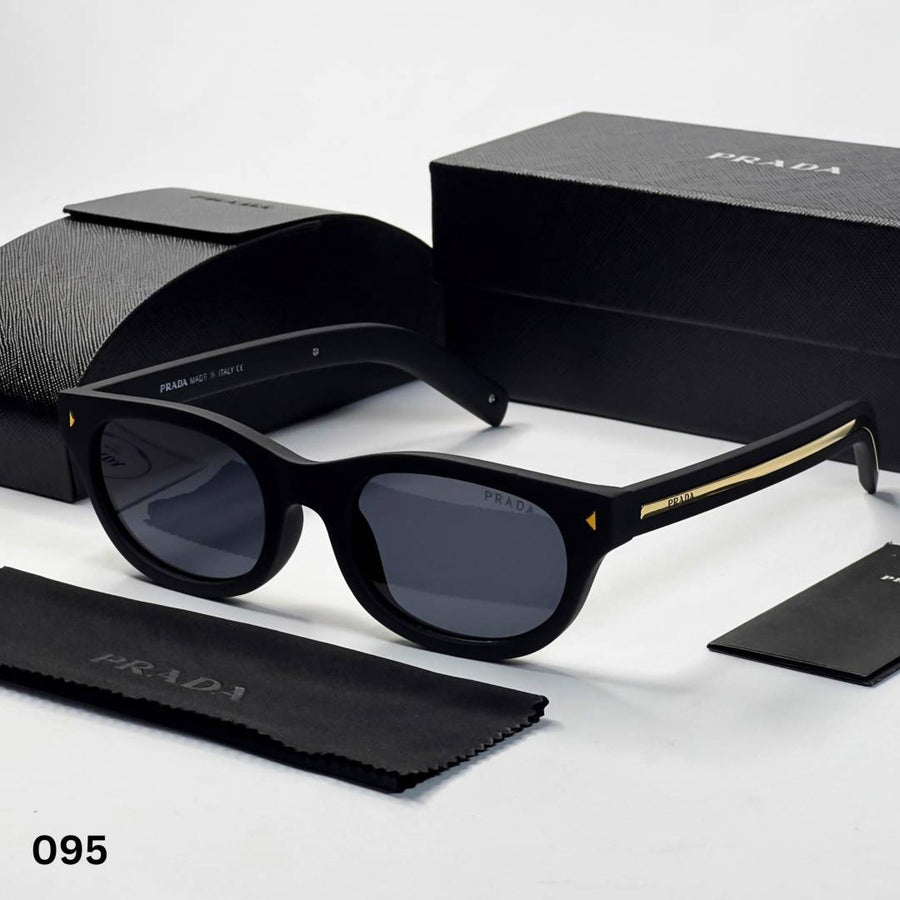 Prada 095 matt black gold